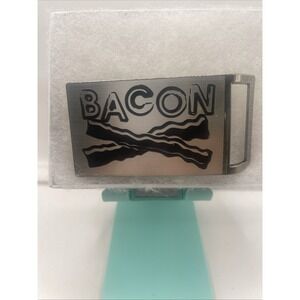 Bacon Bacon Vintage Metal Belt Buckle